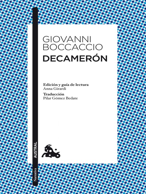 Title details for Decamerón by G. Boccaccio - Available